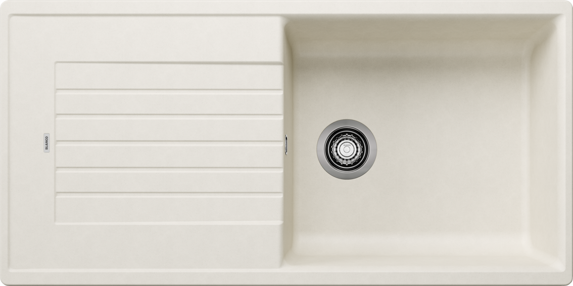 Blanco Zia XL 6 S 527217 Single Bowl Silgranit Inset Sink - Soft White