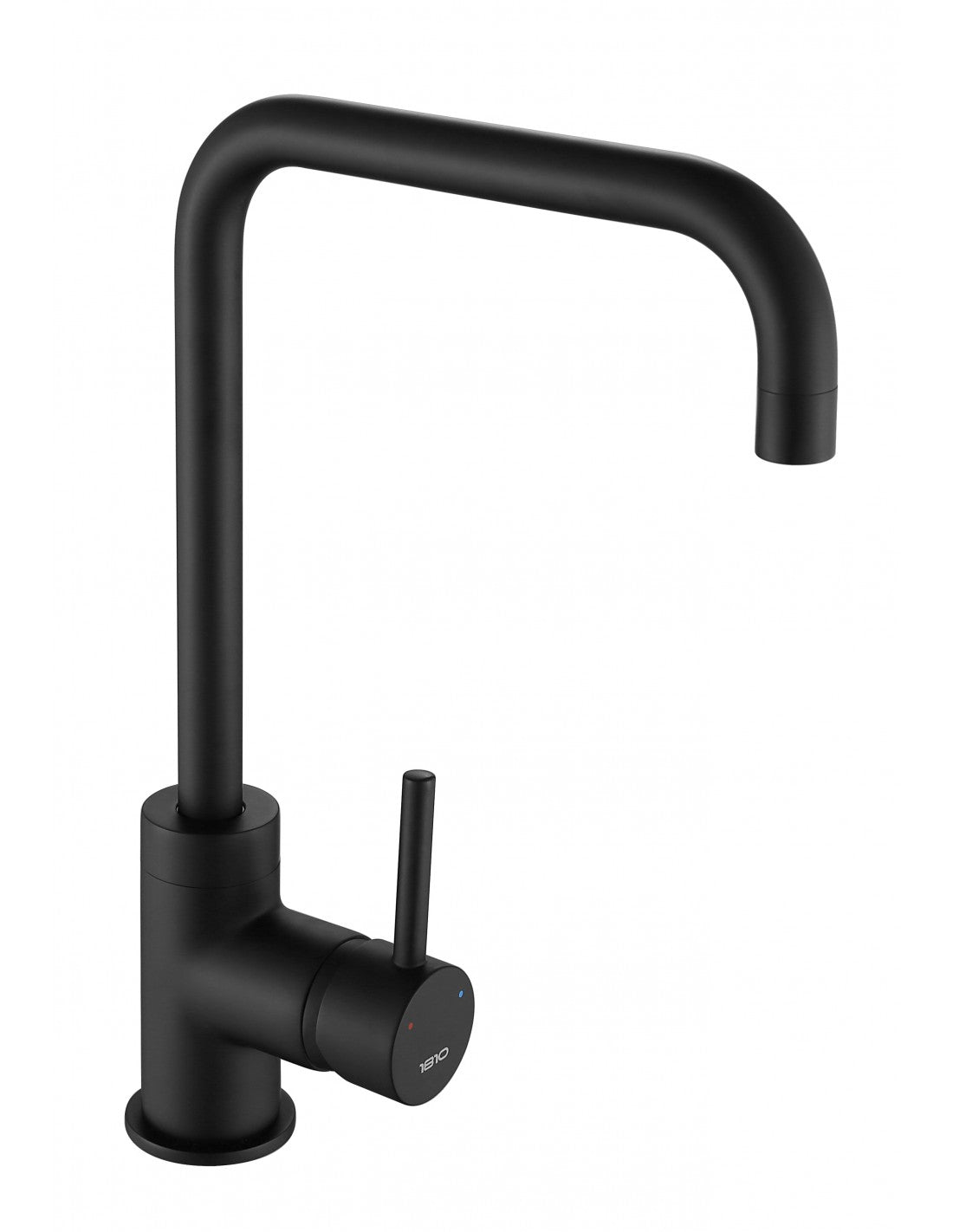 1810 CAS/07/MB Cascata Square Single Lever Kitchen Tap - Matt Black