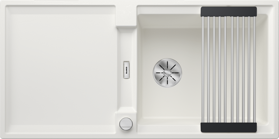 Blanco Adira XL 6 S - 527621 - Silgranit 1.0 Bowl Reversible Inset Sink - White