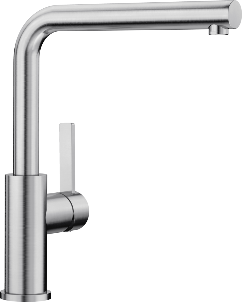 Blanco Lanora 523122 Single Lever Kitchen Mixer Tap - Brushed Stainless Steel