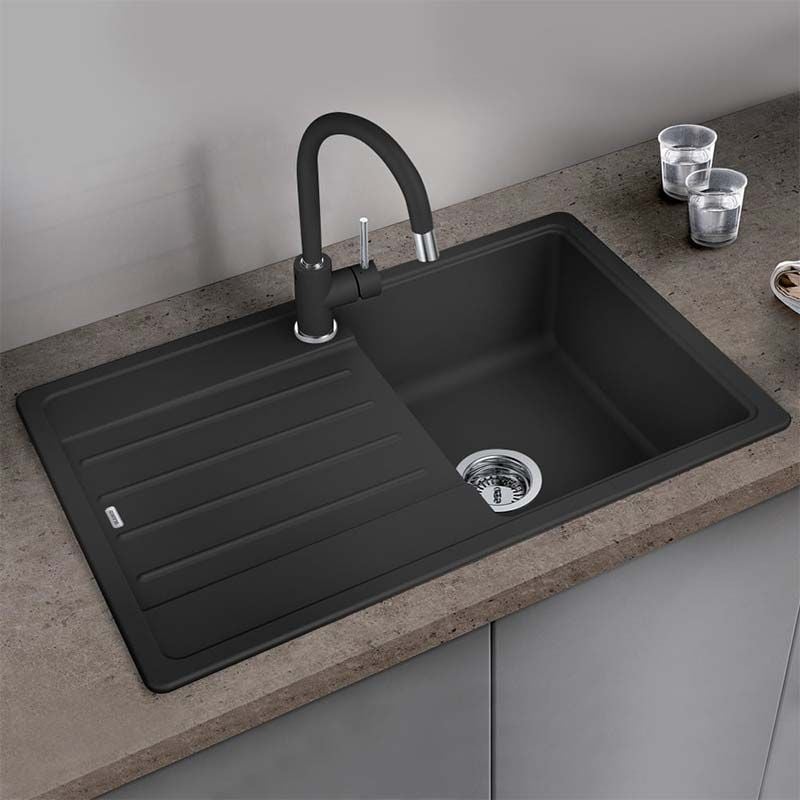 Blanco LEGRA 45 S 522201 1 Bowl Inset Silgranit Inset Kitchen Sink - Anthracite