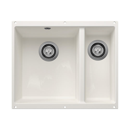 Blanco Rotan 340/160 U LHB 523078 Undermount Sink Silgraint - White