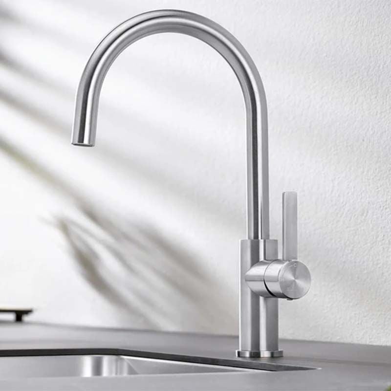 Blanco Candor 523120  Single Lever Kitchen Tap - Brushed Stainless Steel