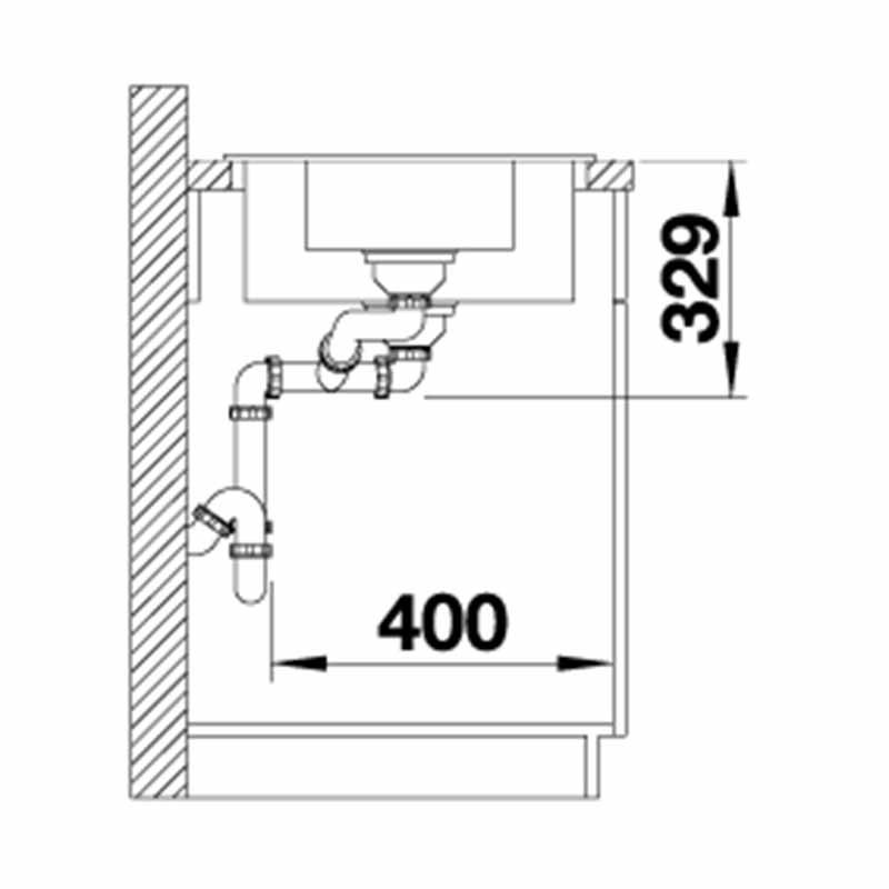 Blanco LEGRA 6 S 527088 2 Bowl Inset Kitchen Sink Silgranit - Soft White