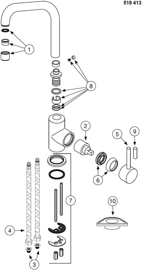 Blanco MILI 526665 Eco Flow Regulated Kitchen Mixer Tap - Matte Black