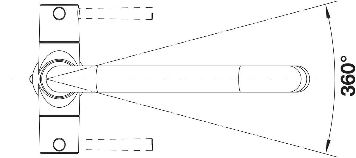 Blanco Jax 526682 Twin Lever Monoblock Mixer Tap - PVD