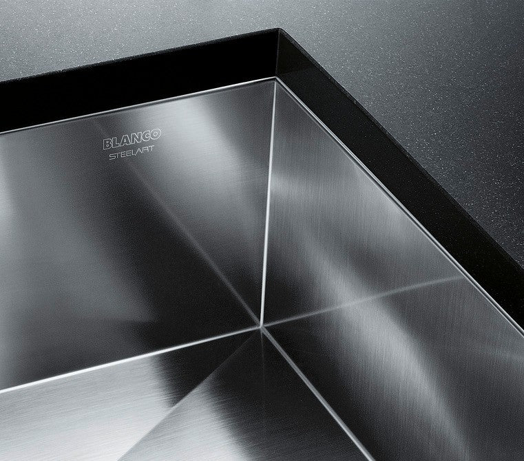Blanco Zerox 340/180-U LH - 521613 - 1.5 Bowl Undermount Kitchen Sink - Stainless Steel
