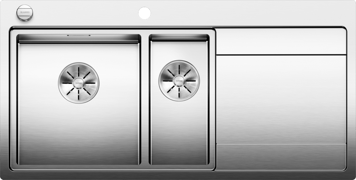 Blanco Divon II 6 S-IF LH - 521661 - 1.5 Bowl Inset Kitchen Sink - Stainless Steel