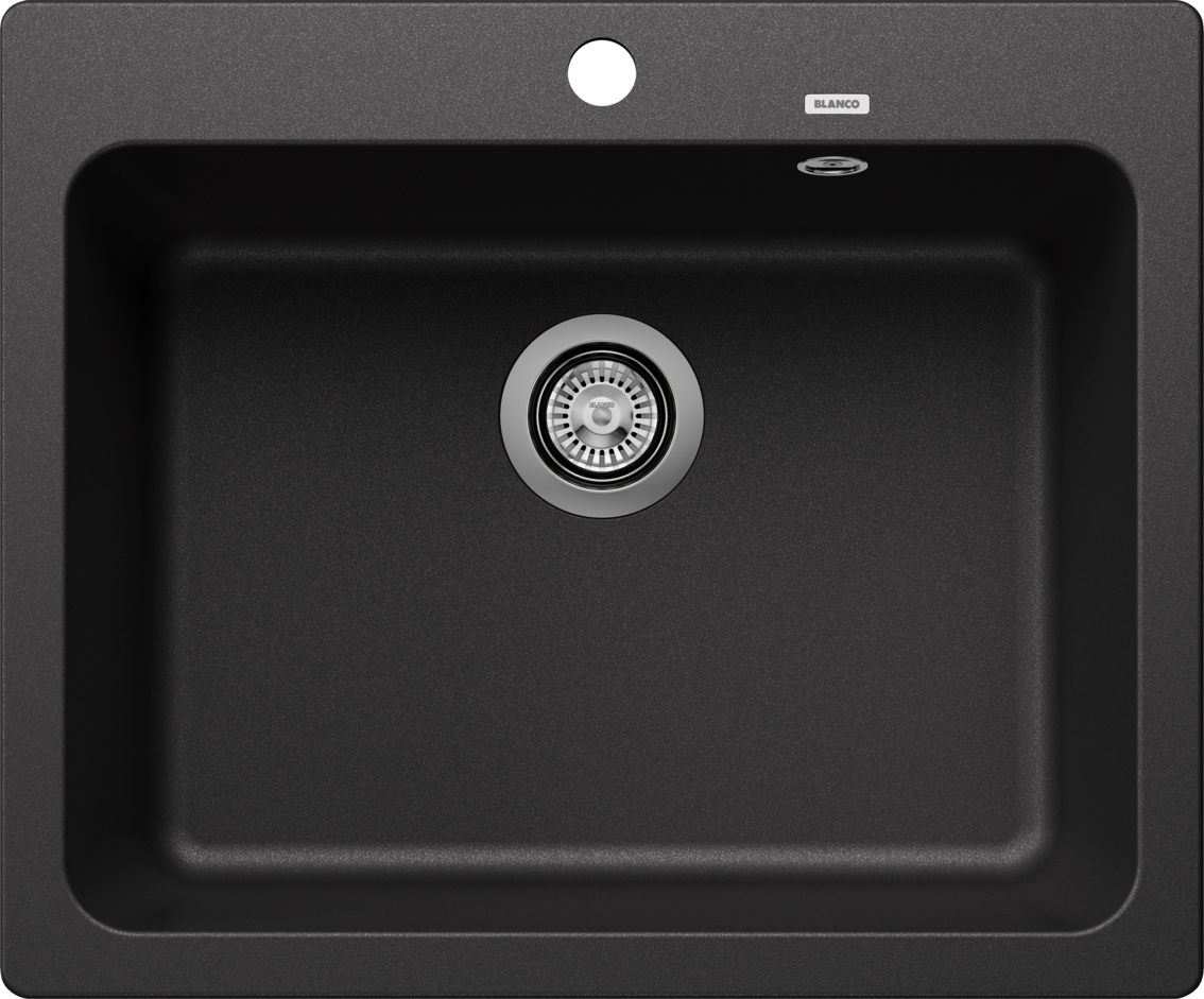 Blanco Naya 6 with Tap Ledge - 519638 - Silgranit 1.0 Bowl Inset Sink - Anthracite