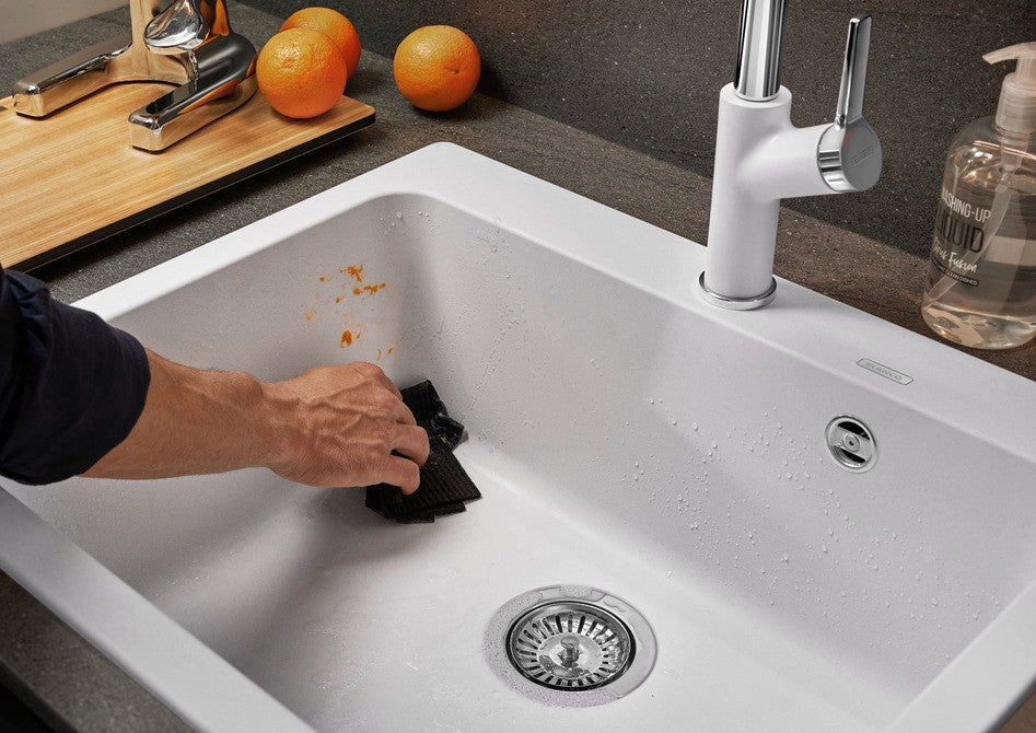 Blanco Naya 6 with Tap Ledge - 519638 - Silgranit 1.0 Bowl Inset Sink - Anthracite