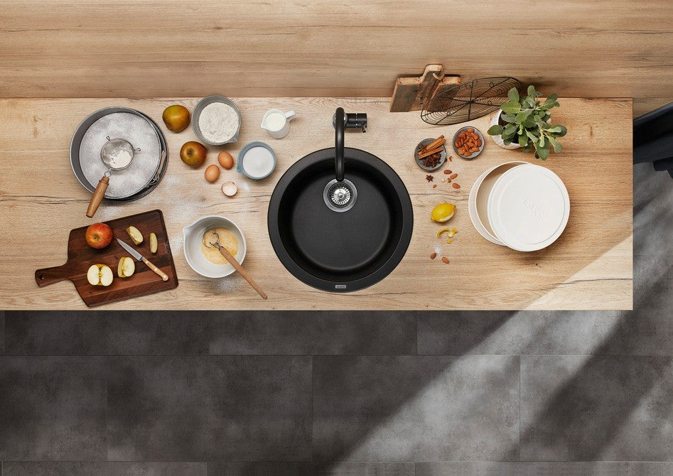 Blanco Rondo - 511629 - Silgranit Round Inset 1.0 Bowl Sink - Anthracite