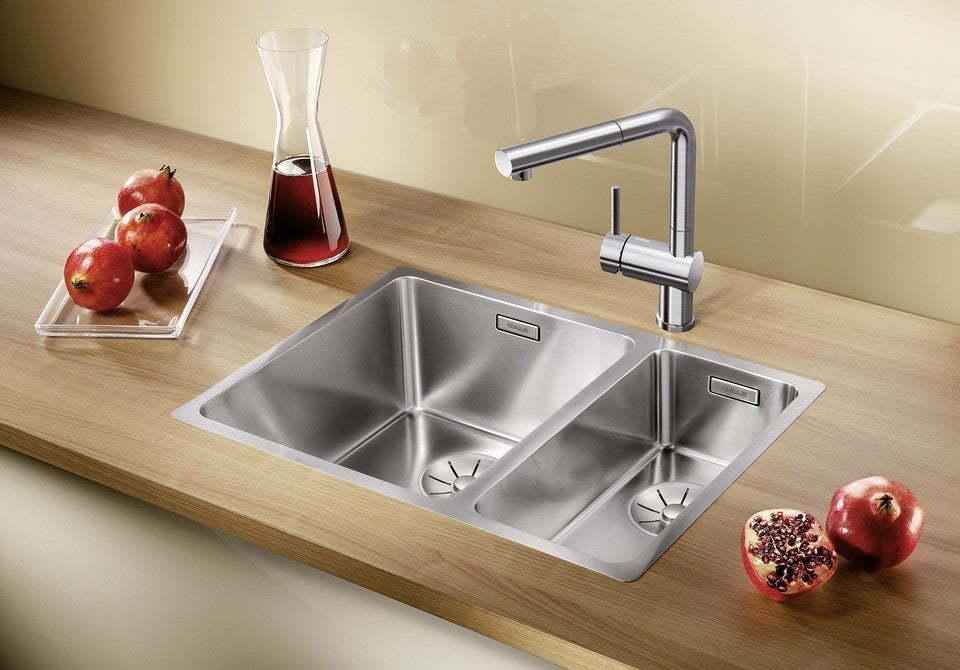 Blanco Andano 340/180-IF LH - 522975 - 1.5 Bowl Inset Kitchen Sink - Stainless Steel
