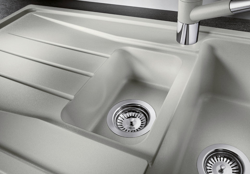 Blanco Sona 6S - 527154 Silgranit 1.5 bowl reversible inset Sink - Soft White