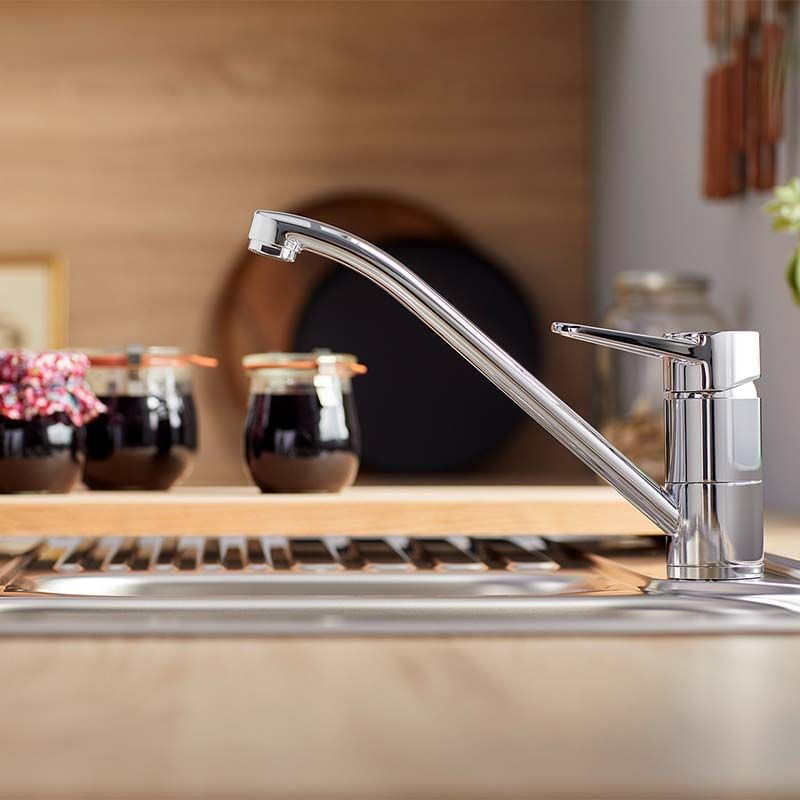 Blanco WEGA II 526405 Single Lever Swivel Spout Kitchen Mixer Tap - Chrome