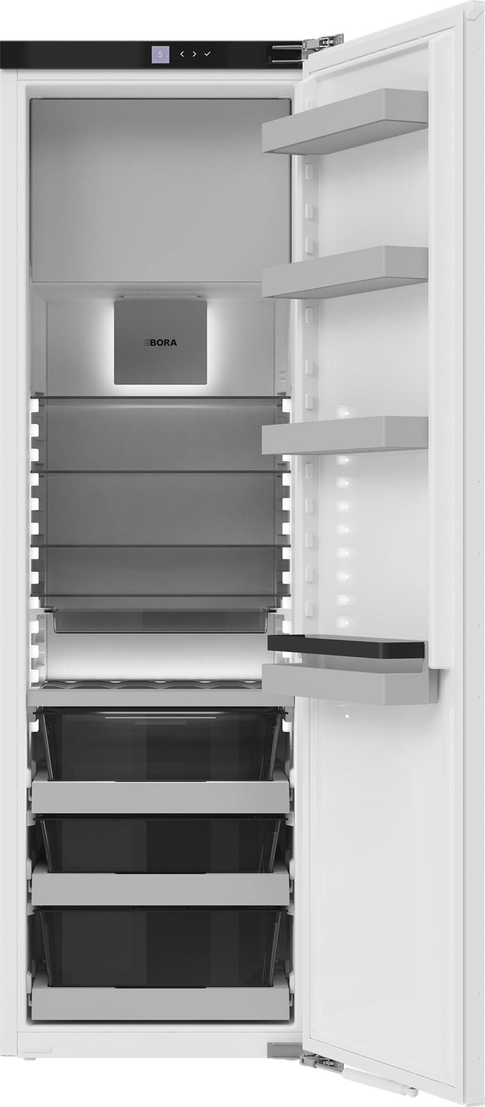 Bora C178KGF Fully Integrated Fridge With Icebox – Fixed Hinge