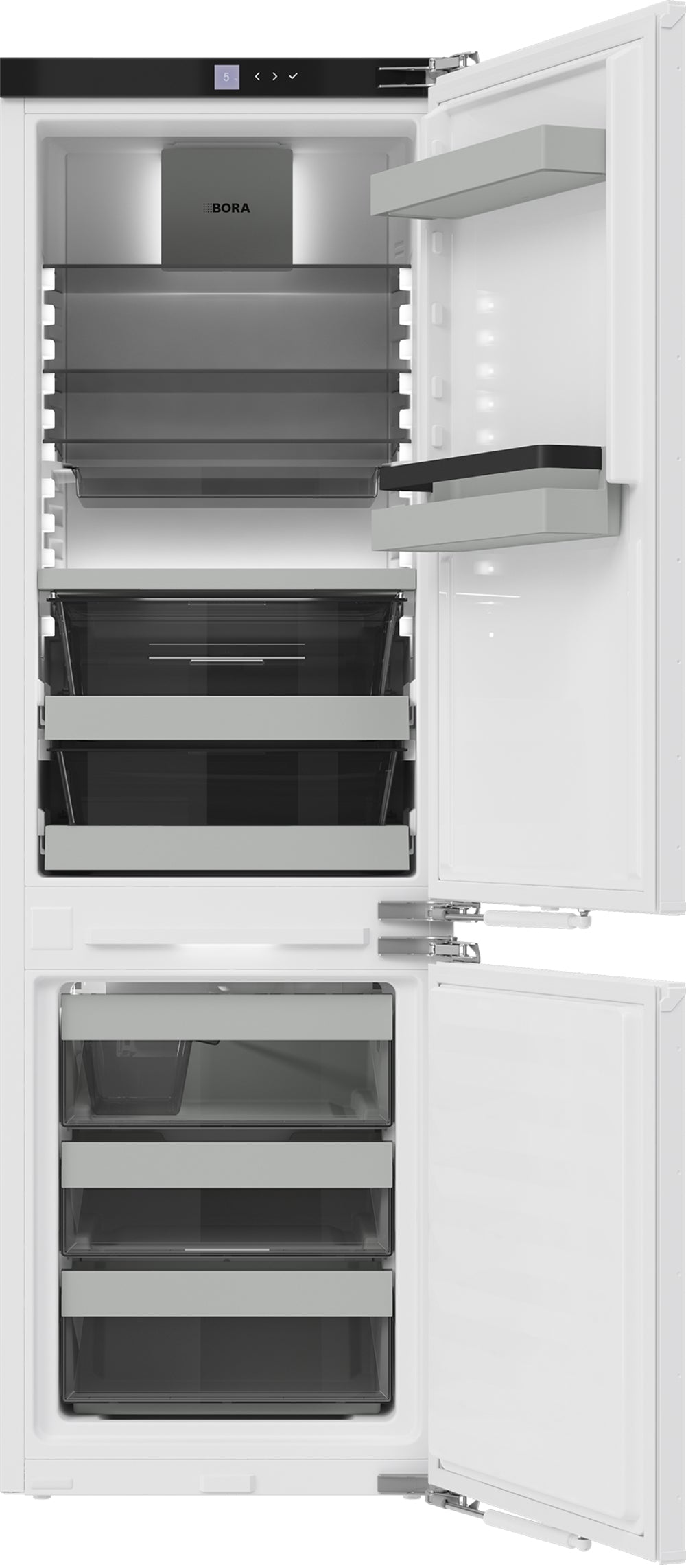 BORA C178KGW Fully Integrated 70/30 Fridge-Freezer with Internal Ice Dispenser – Fixed Hinge