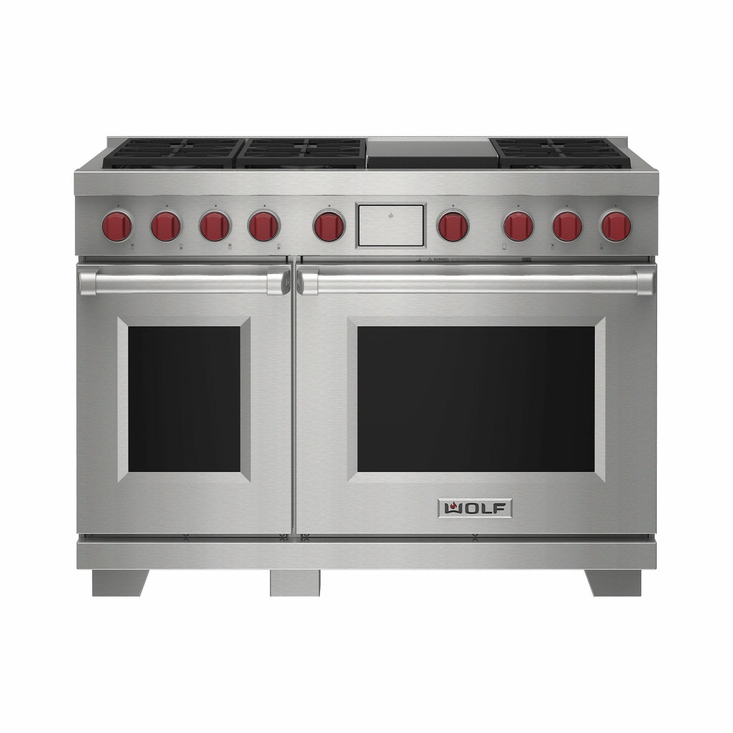 Wolf ICBDF48650G/S/P Dual Fuel Range - 6 Burners & Infrared Teppanyaki