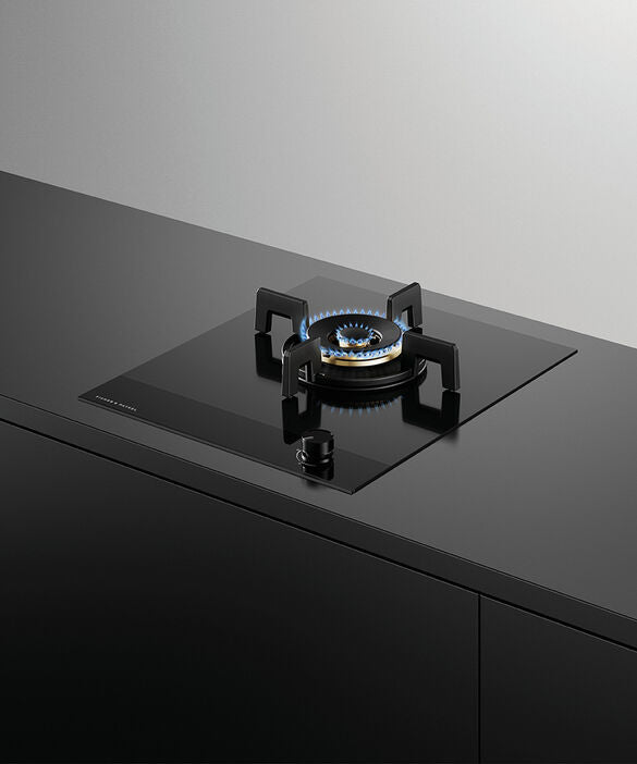 Fisher & Paykel CG451DLPGB4 45cm Series 9 1 Burner Gas Hob LPG - Black