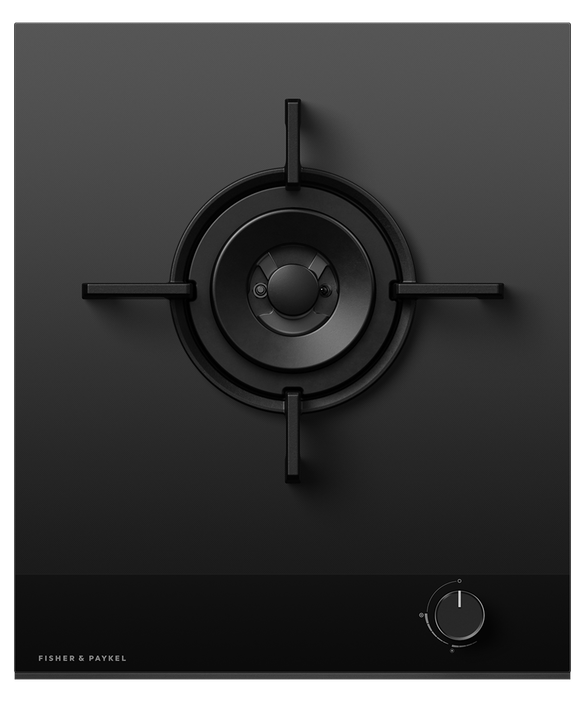 Fisher & Paykel CG451DNGGB4 45cm Series 9 1 Burner Gas Hob Natural Gas - Black