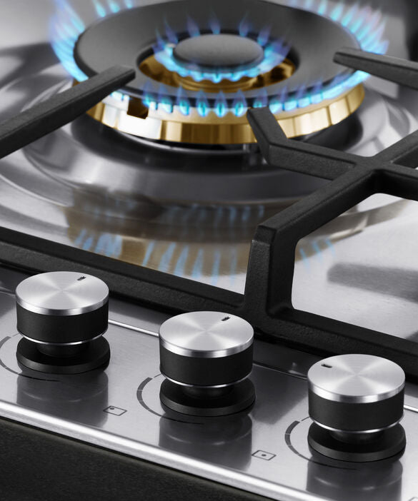 Fisher & Paykel CG905DNGX1 90cm Series 7 5 Burner Gas Hob Natural Gas - Stainless Steel