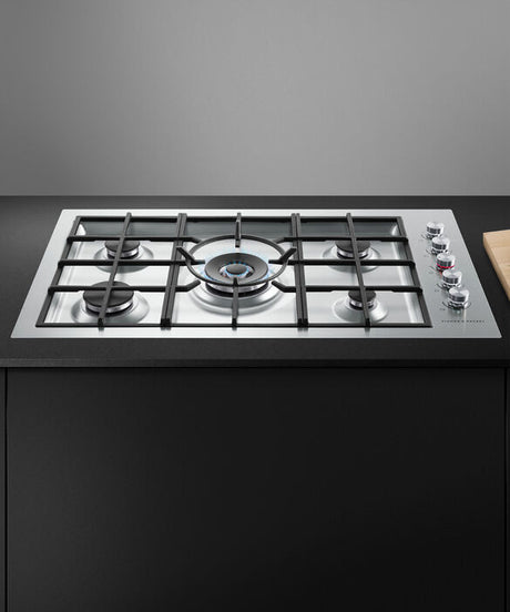 Fisher & Paykel CG905DWNGFCX3 90cm Series 9 5 Burner Gas Hob Natural Gas - Stainless Steel