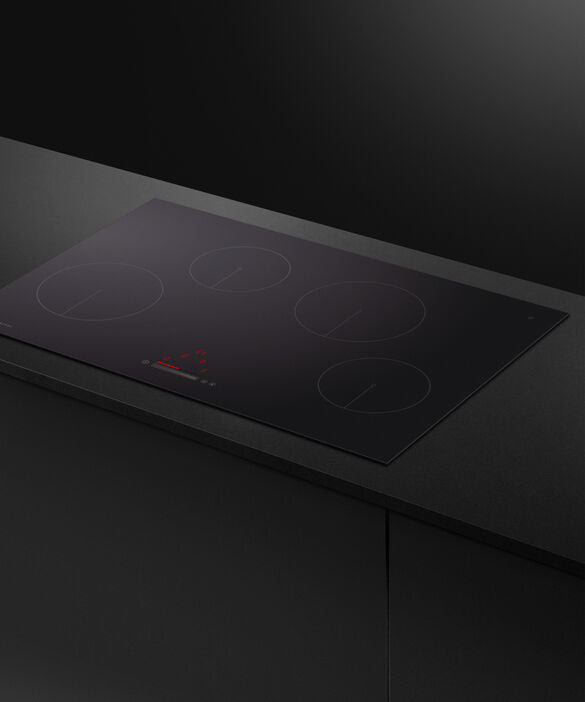 Fisher & Paykel CI804CTB1 80cm Series 5 Contemporary 4 Zone Induction Hob - Black