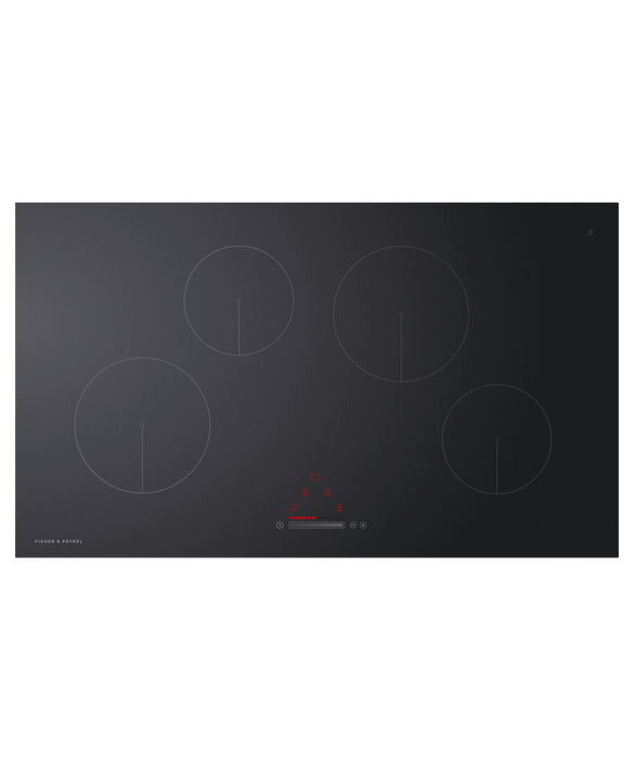 Fisher & Paykel CI904CTB1 90cm Series 5 4 Zone Induction Hob - Black