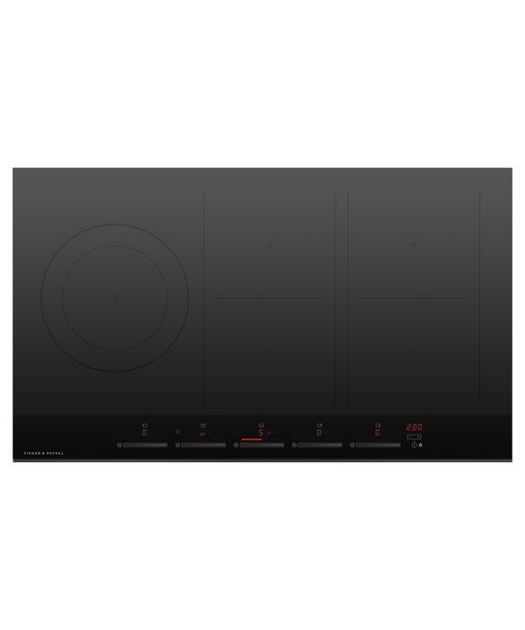 Fisher & Paykel CI905DTB4 90cm Series 7 5 Zone Induction Hob - Black