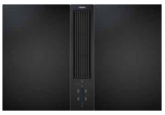 BORA Classic 2.0 CKA2FI Black Extractor and Cooktop Set