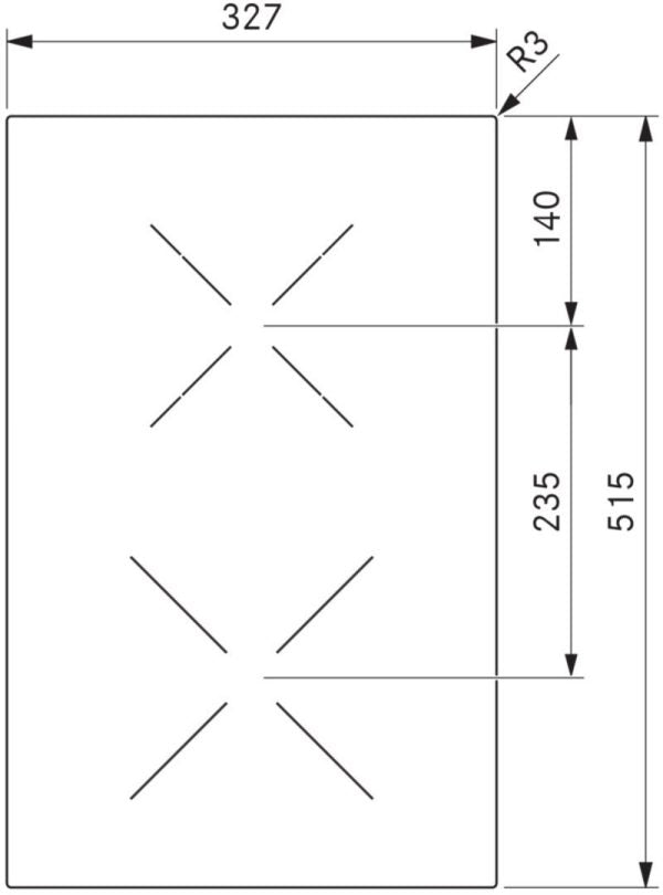 BORA CKCH Classic Hyper cooktop 1-ring/2-ring - Ceramic Domino Hob