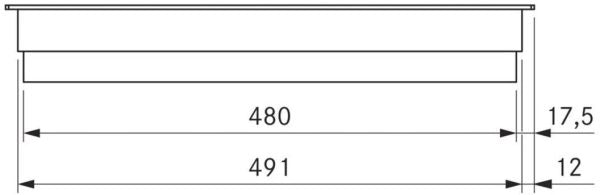BORA CKCH Classic Hyper cooktop 1-ring/2-ring - Ceramic Domino Hob
