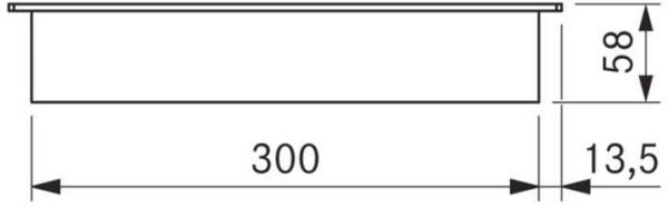 BORA CKFI Classic Surface Induction Cooktop 30cm Wide Black Induction Domino Hob