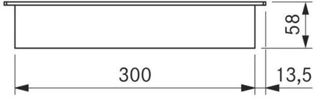 BORA CKFI Classic Surface Induction Cooktop 30cm Wide Black Induction Domino Hob