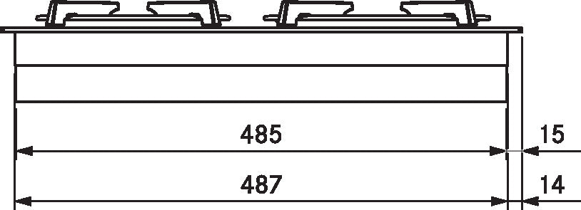 Bora CKG 30cm Classic Black Gas Cooktop