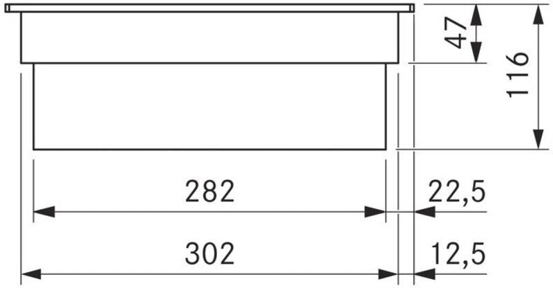 BORA CKIW Classic Induction Wok Cooktop 30cm Wide Black Induction Domino Hob