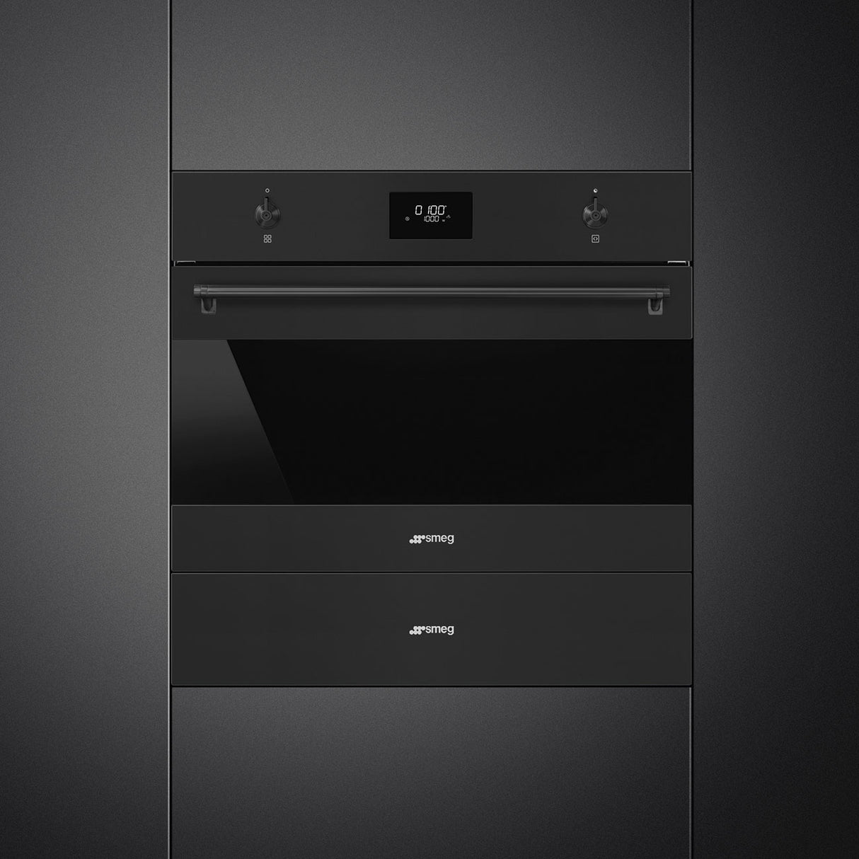 Smeg CPR315N 15 cm Classic Warming/reheat Drawer - Matte Black
