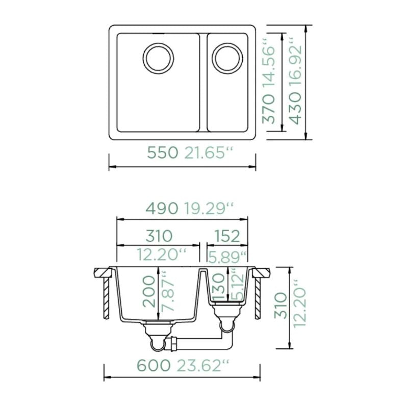 1810 / Schock - GREENWICH N-150 (LH) SCH-GREN150UPOL/2085 - Polaris