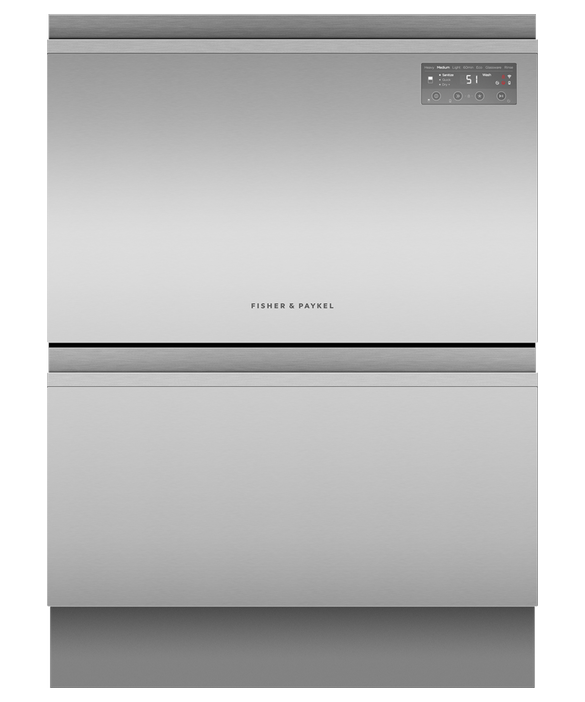 Fisher & Paykel DD60D2HNX9 Series 7 Contemporary Double DishDrawer Dishwasher - Stainless Steel