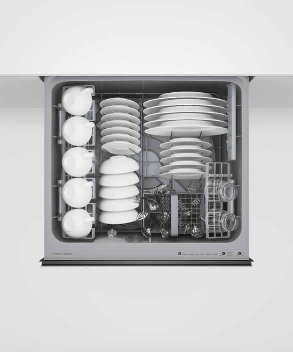 Fisher and Paykel DD60D4HZB9 Series 9 Contemporary Double DishDrawer Dishwasher - Black