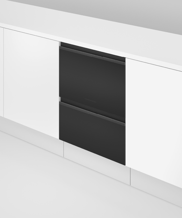 Fisher and Paykel DD60D4HZB9 Series 9 Contemporary Double DishDrawer Dishwasher - Black
