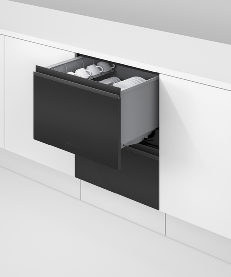 Fisher and Paykel DD60D4HZB9 Series 9 Contemporary Double DishDrawer Dishwasher - Black