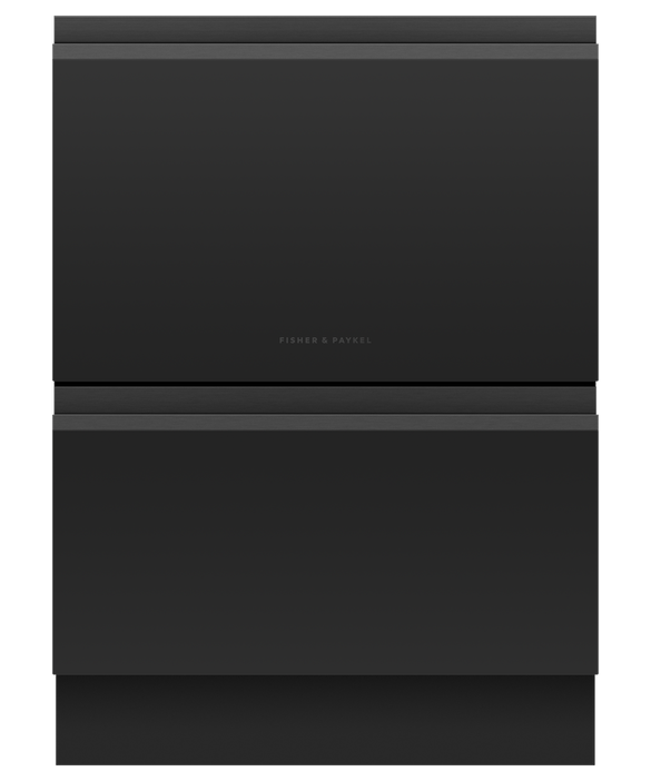 Fisher and Paykel DD60D4HZB9 Series 9 Contemporary Double DishDrawer Dishwasher - Black