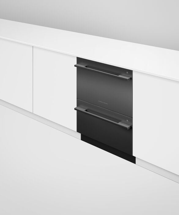 Fisher & Paykel DD60DDFHB9 Series 9 Contemporary Double DishDrawer Dishwasher - Black Stainless Steel