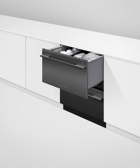 Fisher & Paykel DD60DDFHB9 Series 9 Contemporary Double DishDrawer Dishwasher - Black Stainless Steel