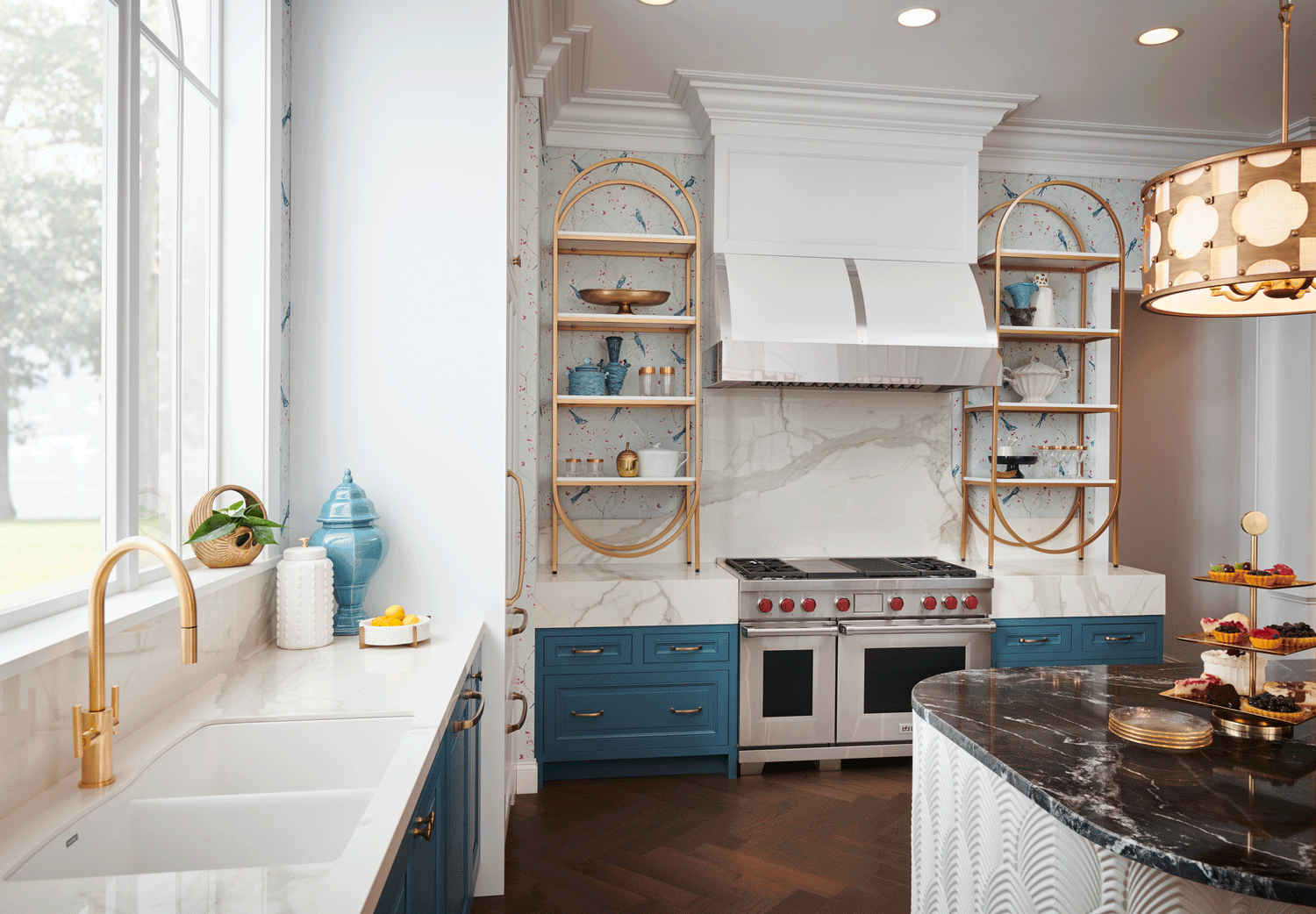 Wolf DF48450CG/S/P Dual Fuel Range - 4 Burners - Infrared Charbroiler & Infrared Griddle