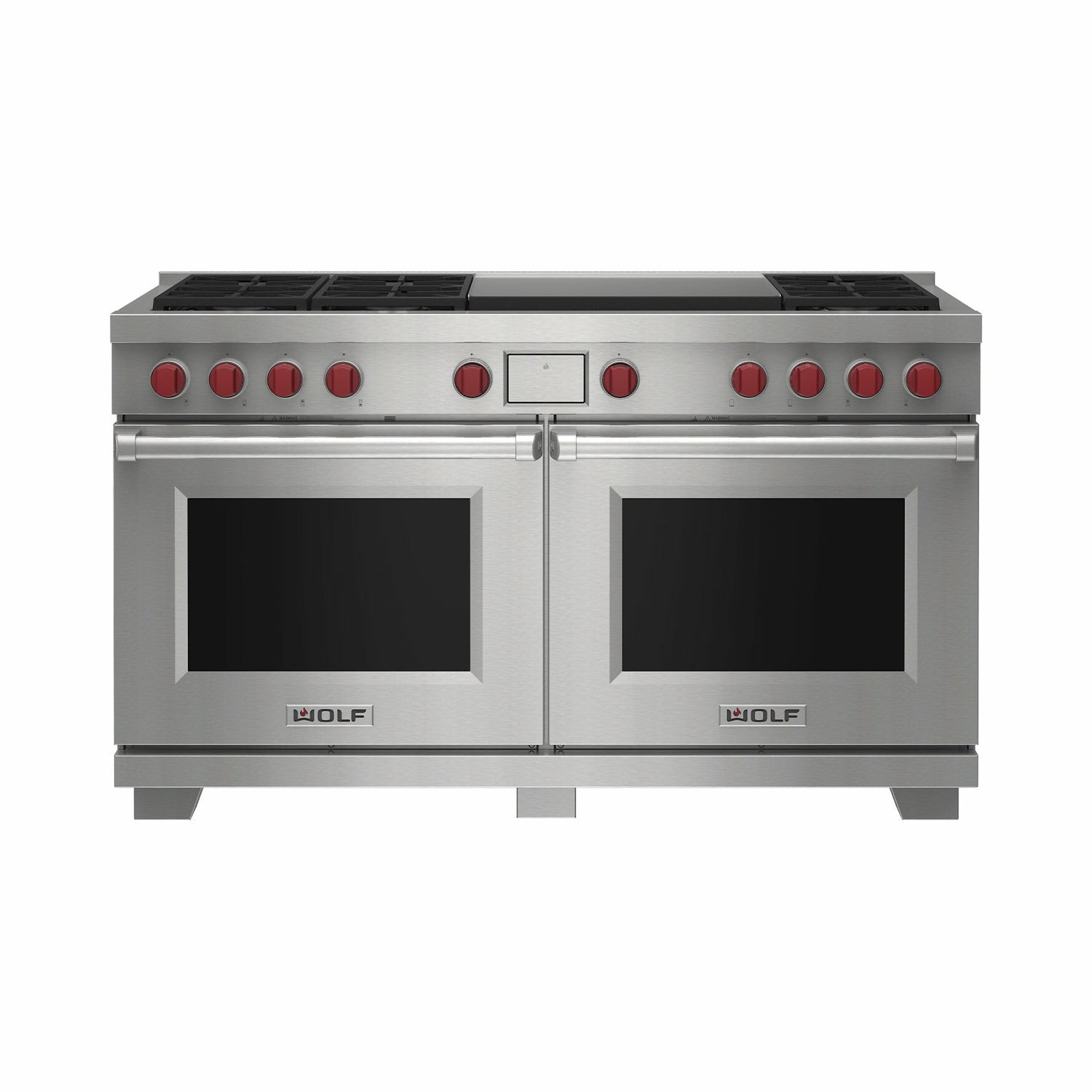 Wolf DF60650DG/S/P Dual Fuel Range - 6 Burners & Infrared Dual Griddle