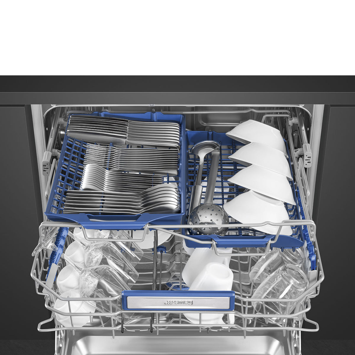 Smeg Universal DI324AQLL Standard Fully Integrated Dishwasher - A Rated