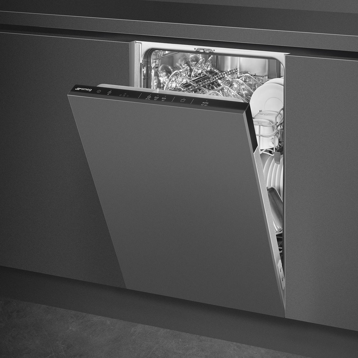 Smeg Universal DI4522 Slimline Fully Integrated Dishwasher - E Rated