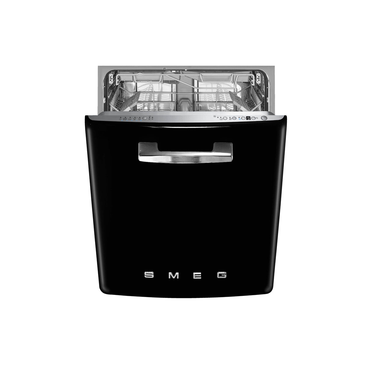 Smeg 50s Style DIFABBL Black Built-In Dishwasher