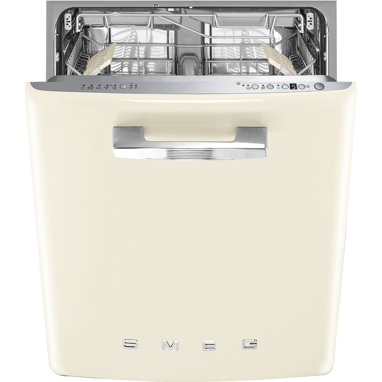 Smeg 50s Style DIFABCR Cream Built-In Dishwasher